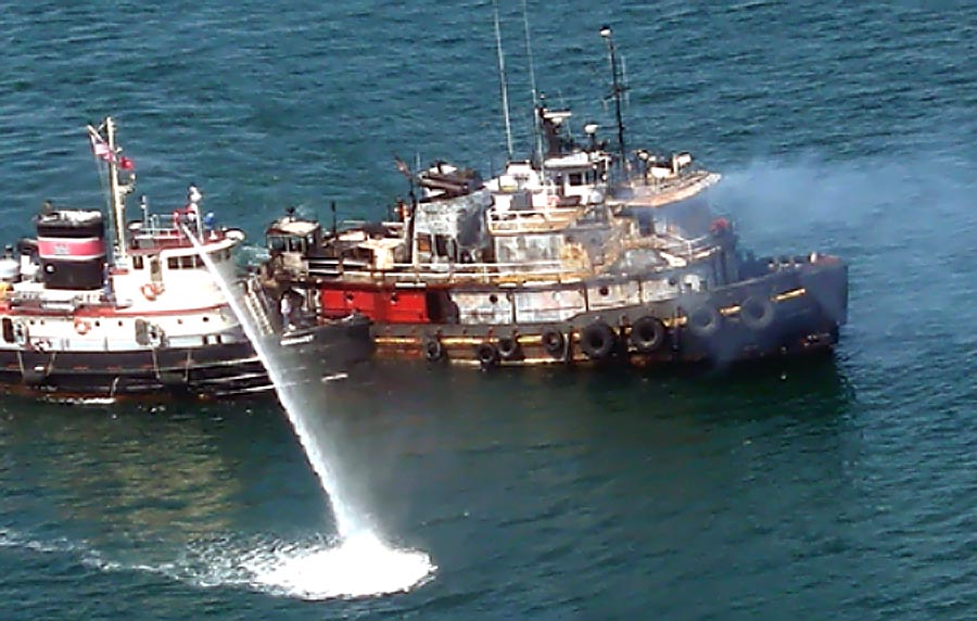 tugboat fire