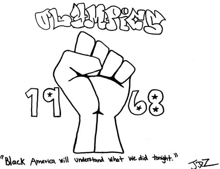 drawing of fist