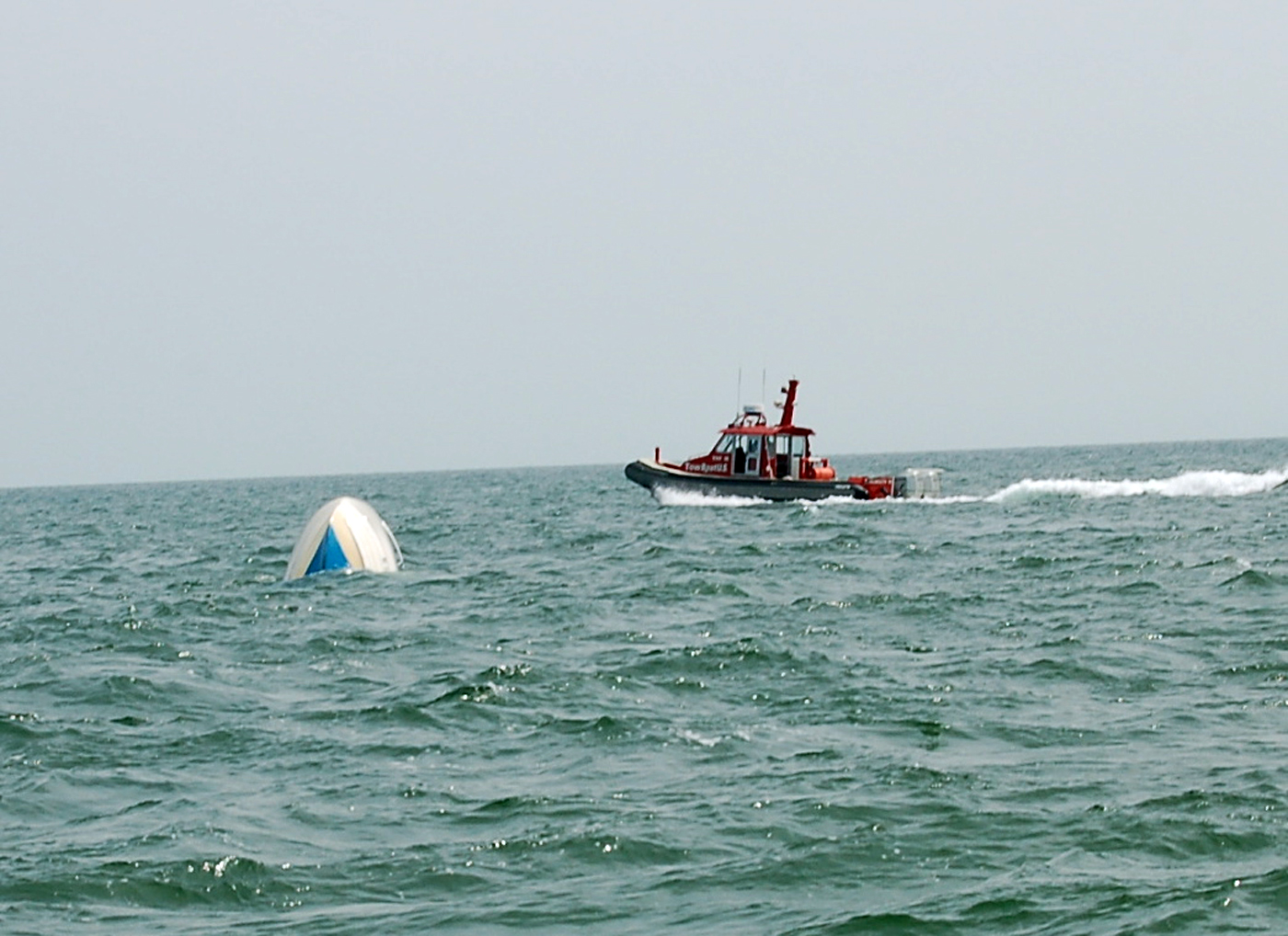 capsized