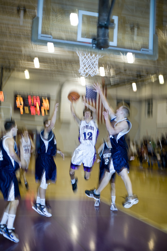 Mark Reppert goes for the net
