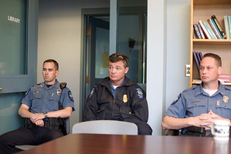 police meeting