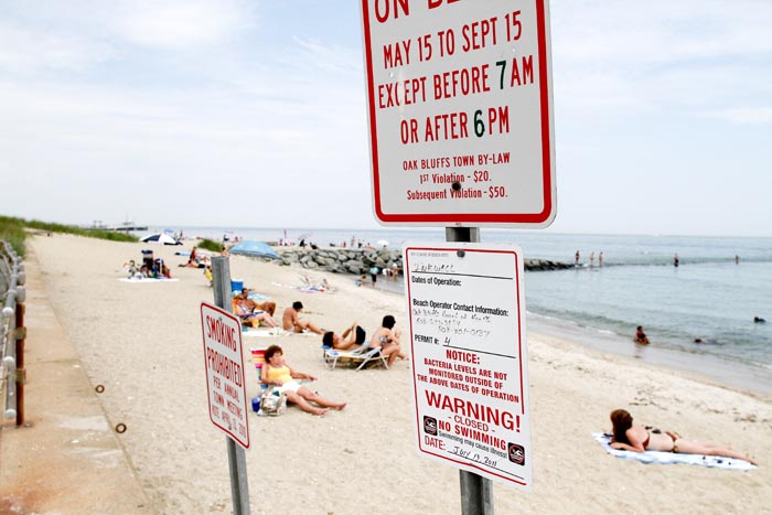 beach signs