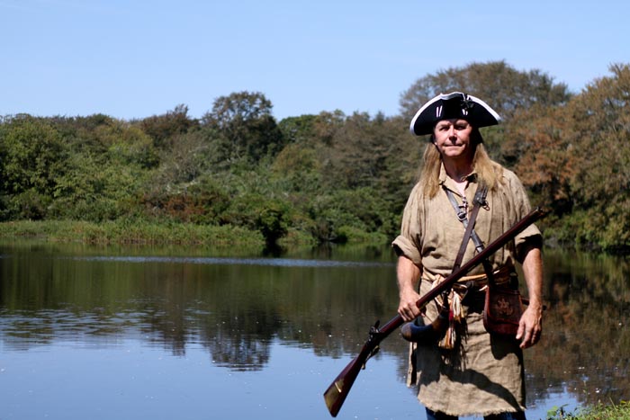 Steve Boyleston reenactor musket costume