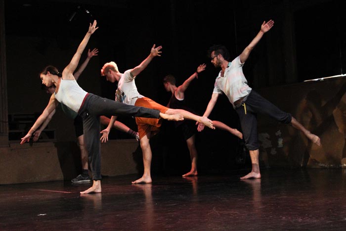 dancers stretch