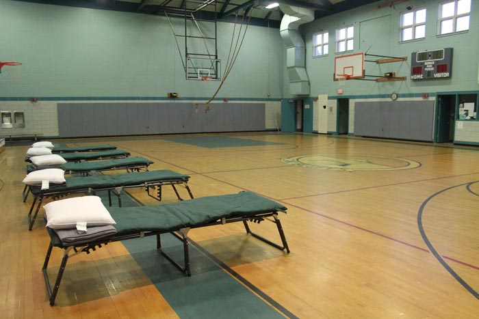 Gymnasium cots