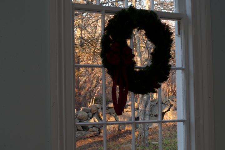 Chilmark Community Church wreath