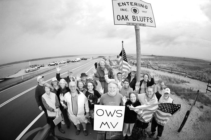 occupy protesters at Oak Bluffs