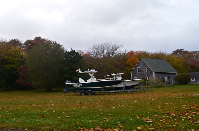 boat stored during storm