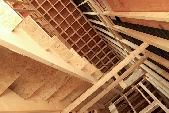 Interior stairs framework