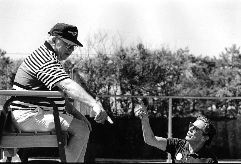 Buchwald with Mike Wallace