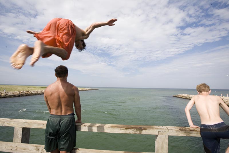 bridge jumping