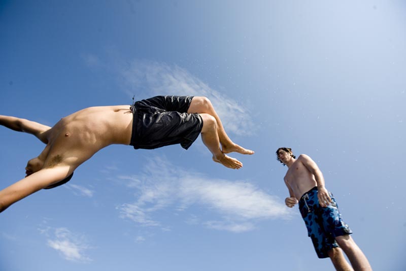 bridge jumping
