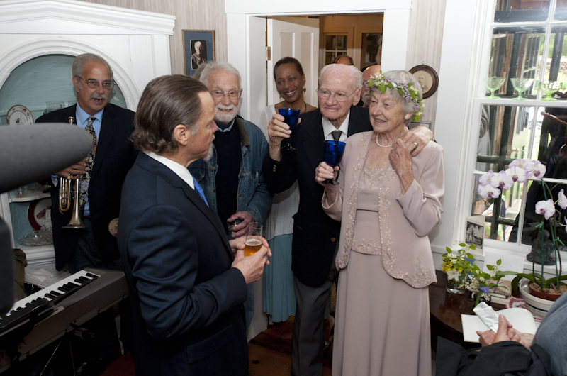 The toast by the best man.
