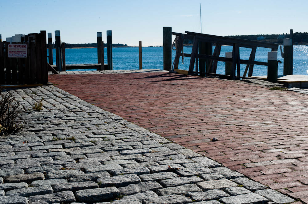 Granite walkway