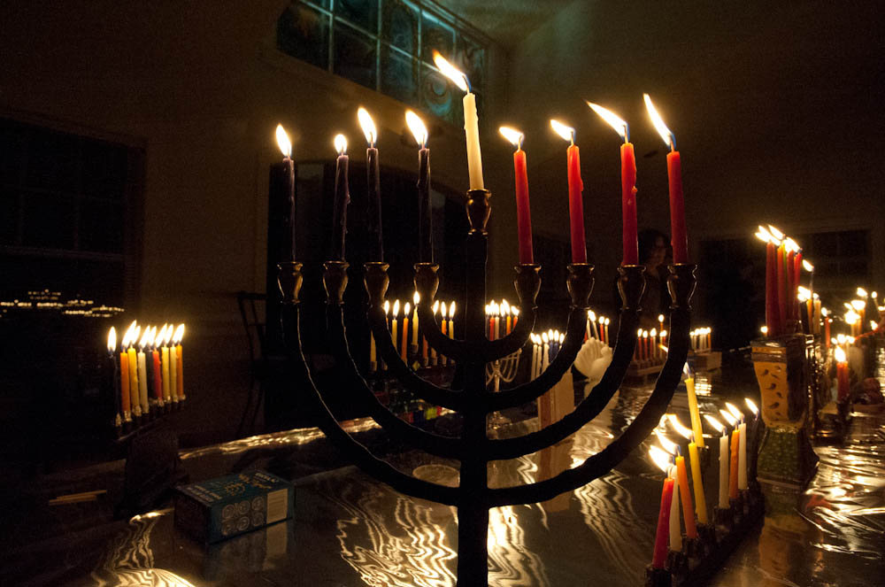 An evening of candlelight.