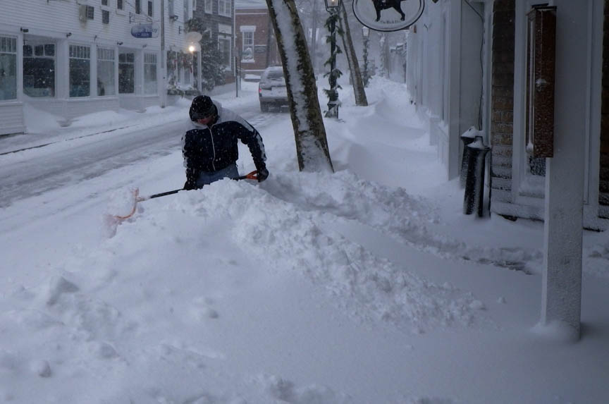 Shoveling out from storm