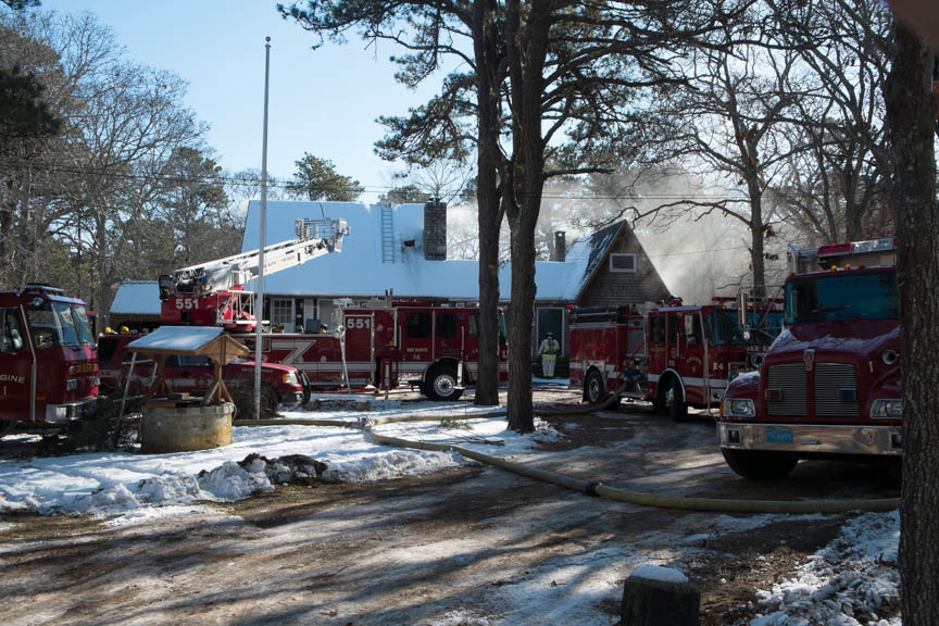 House fire is a drill