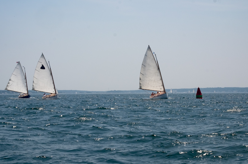 Rounding the government mark off West and East Chop.