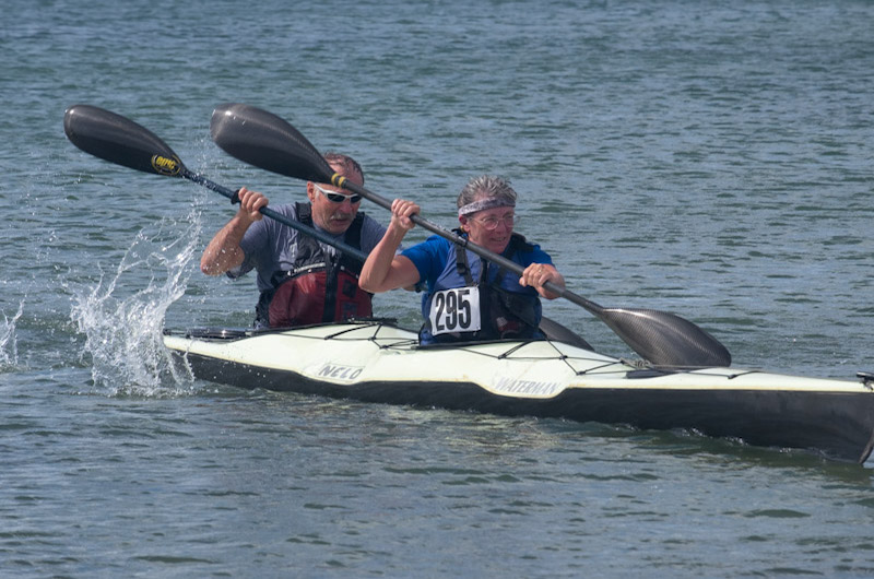 Paddling is easier if the work is shared.