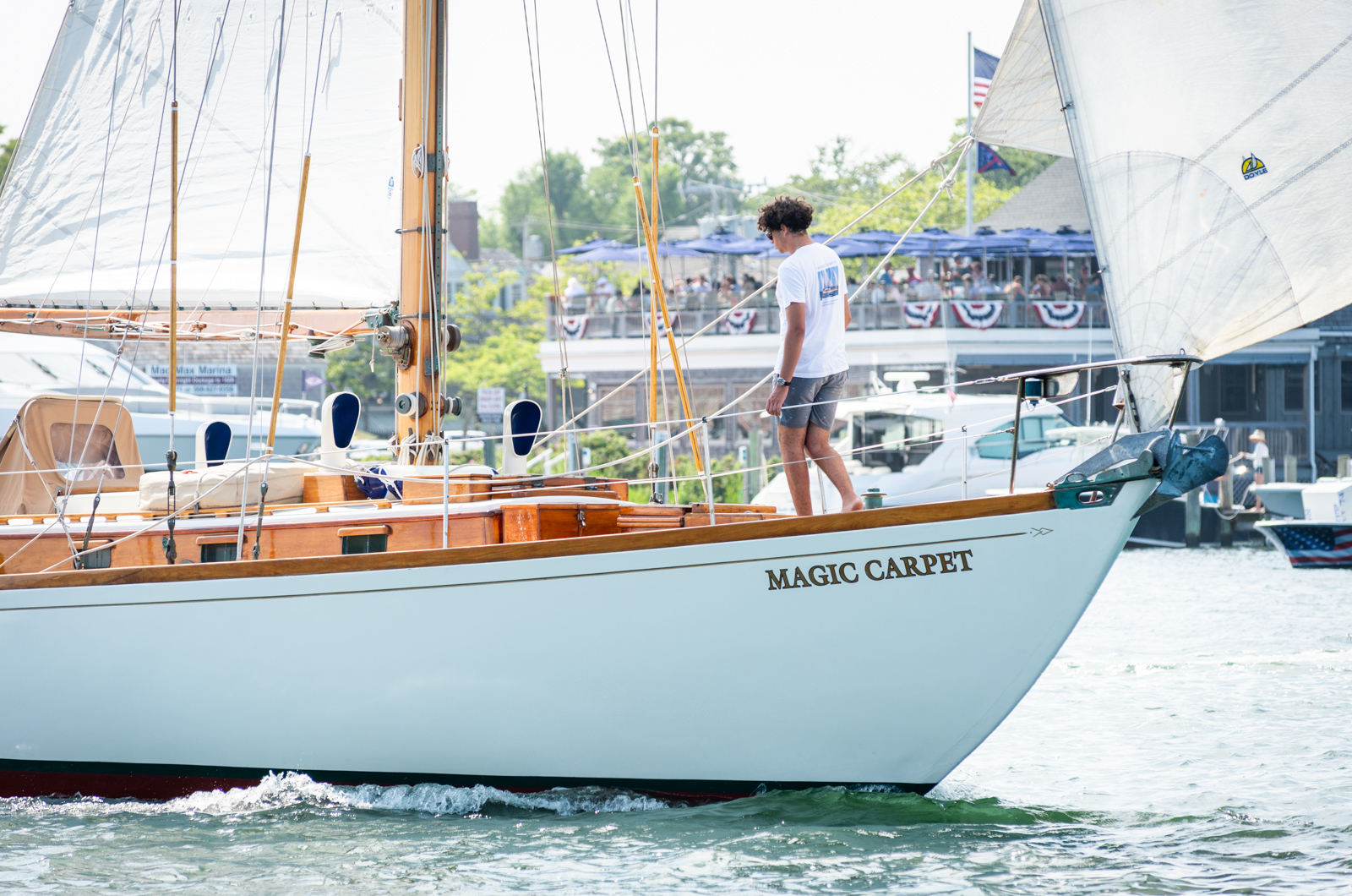 "Magic Carpet" in Edgartown Harbor.