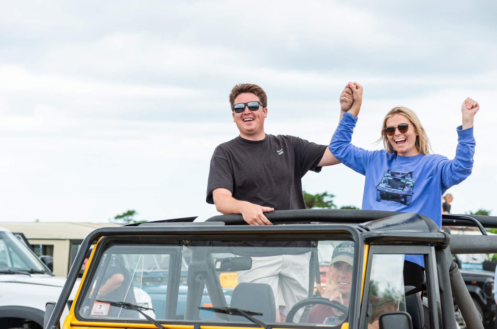 If you own a Land Rover, you have to bring some friends along.
