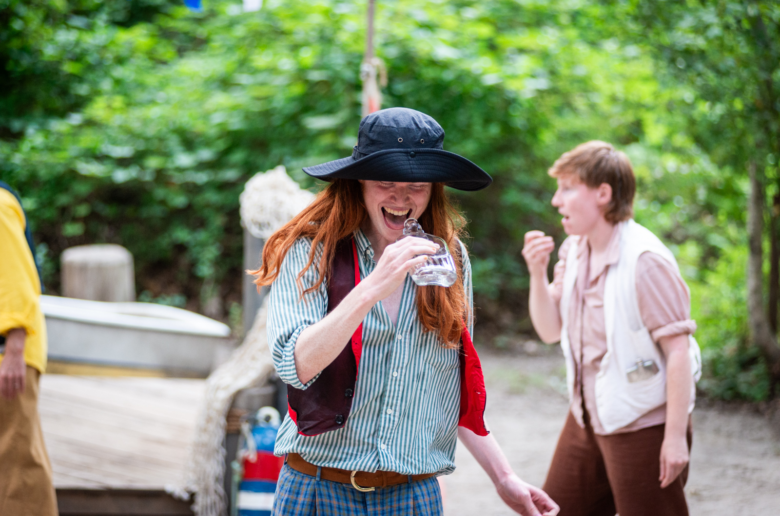 Augie Padua (Sir Toby Belch) hatches a devious plot.