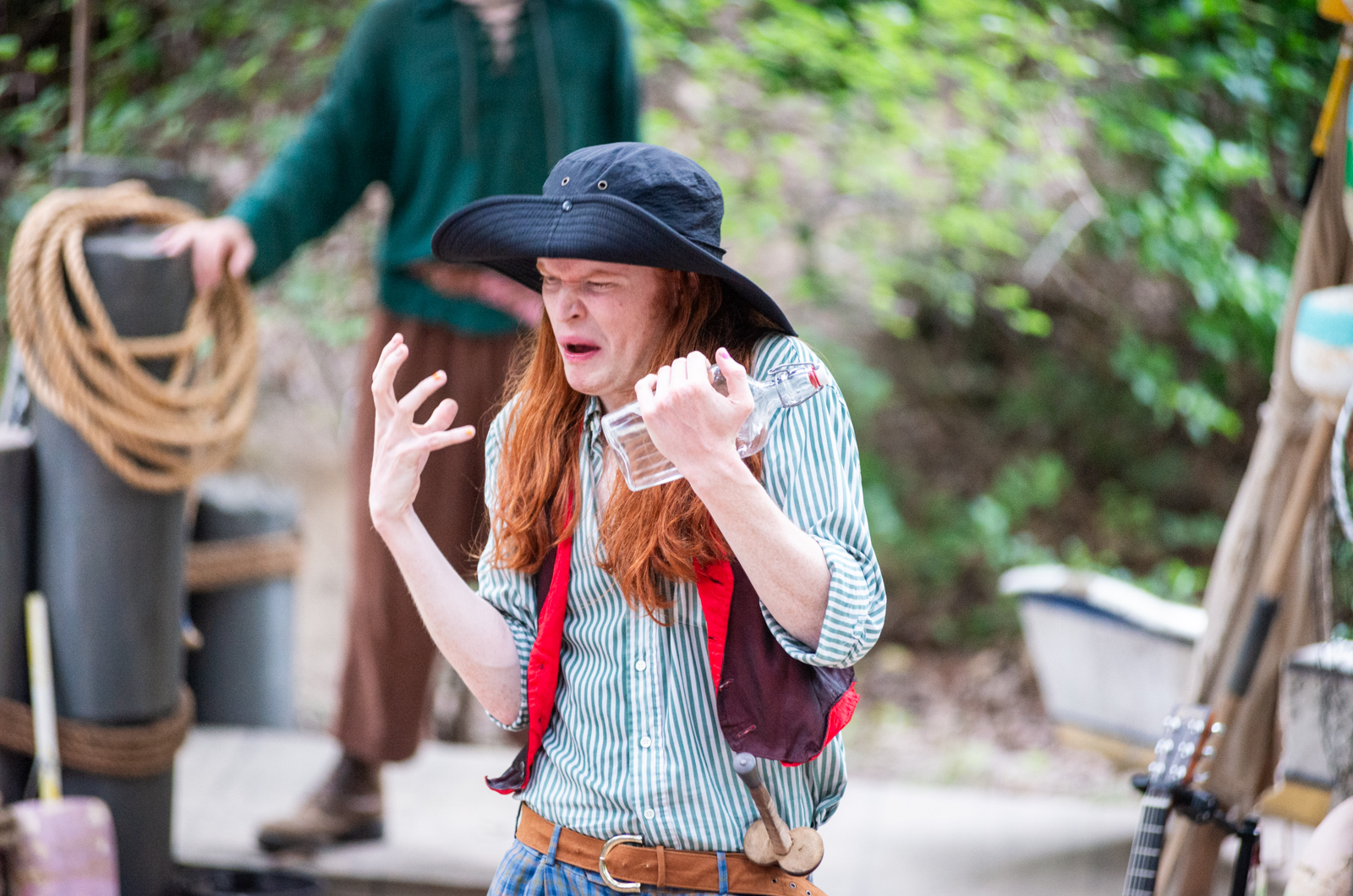 Augie Padua (Sir Toby Belch) hatches a devious plot.