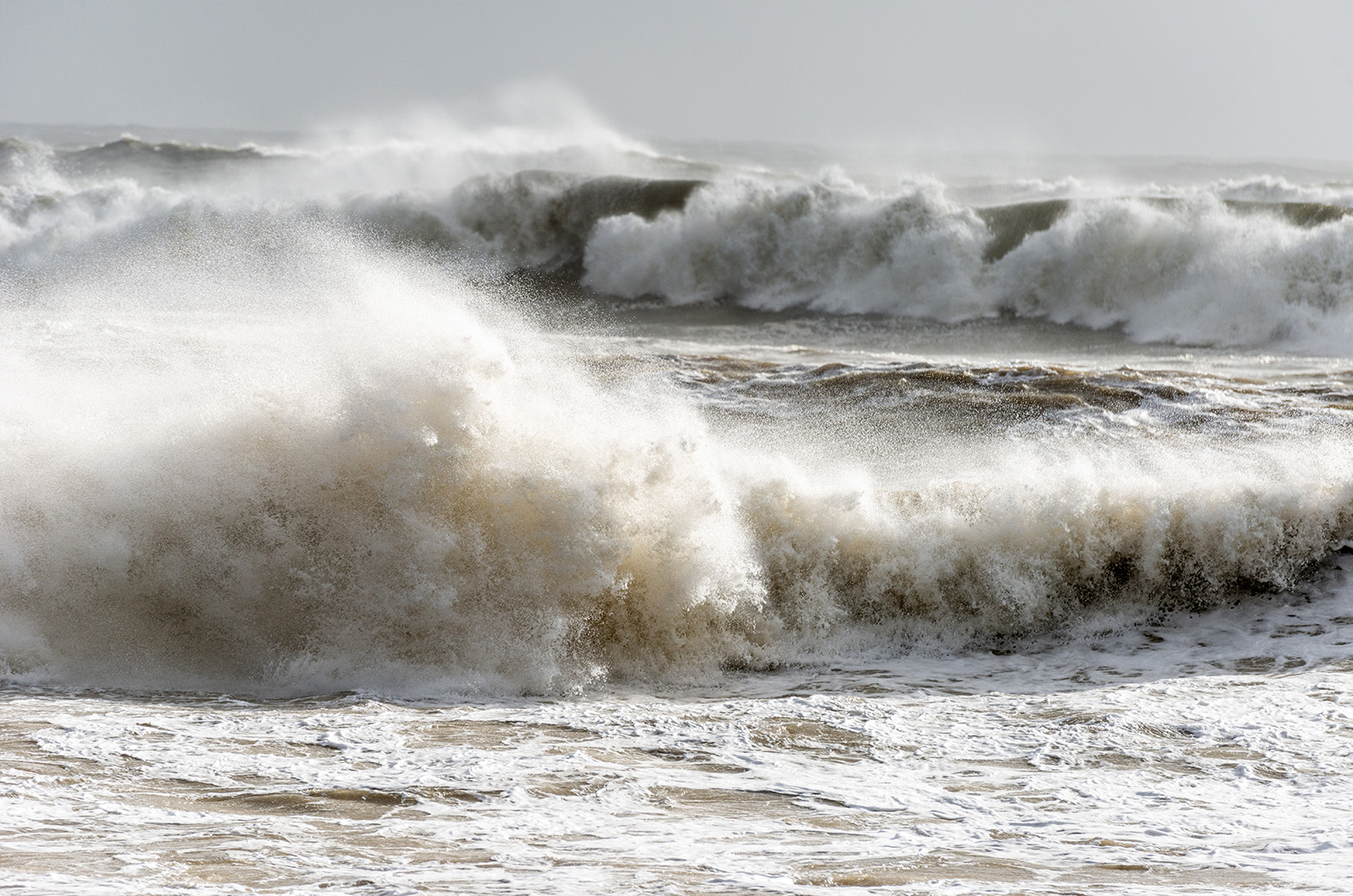 Big surf at Squibnocket Beach in Chilmark.
