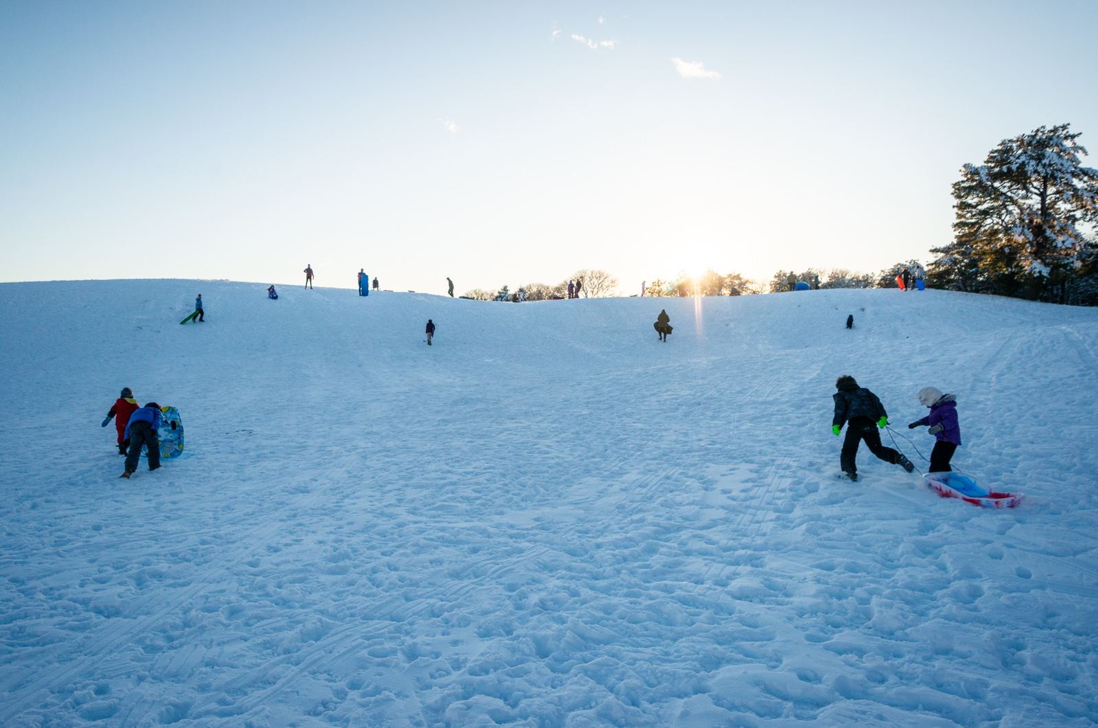 Just one more time up the hill.