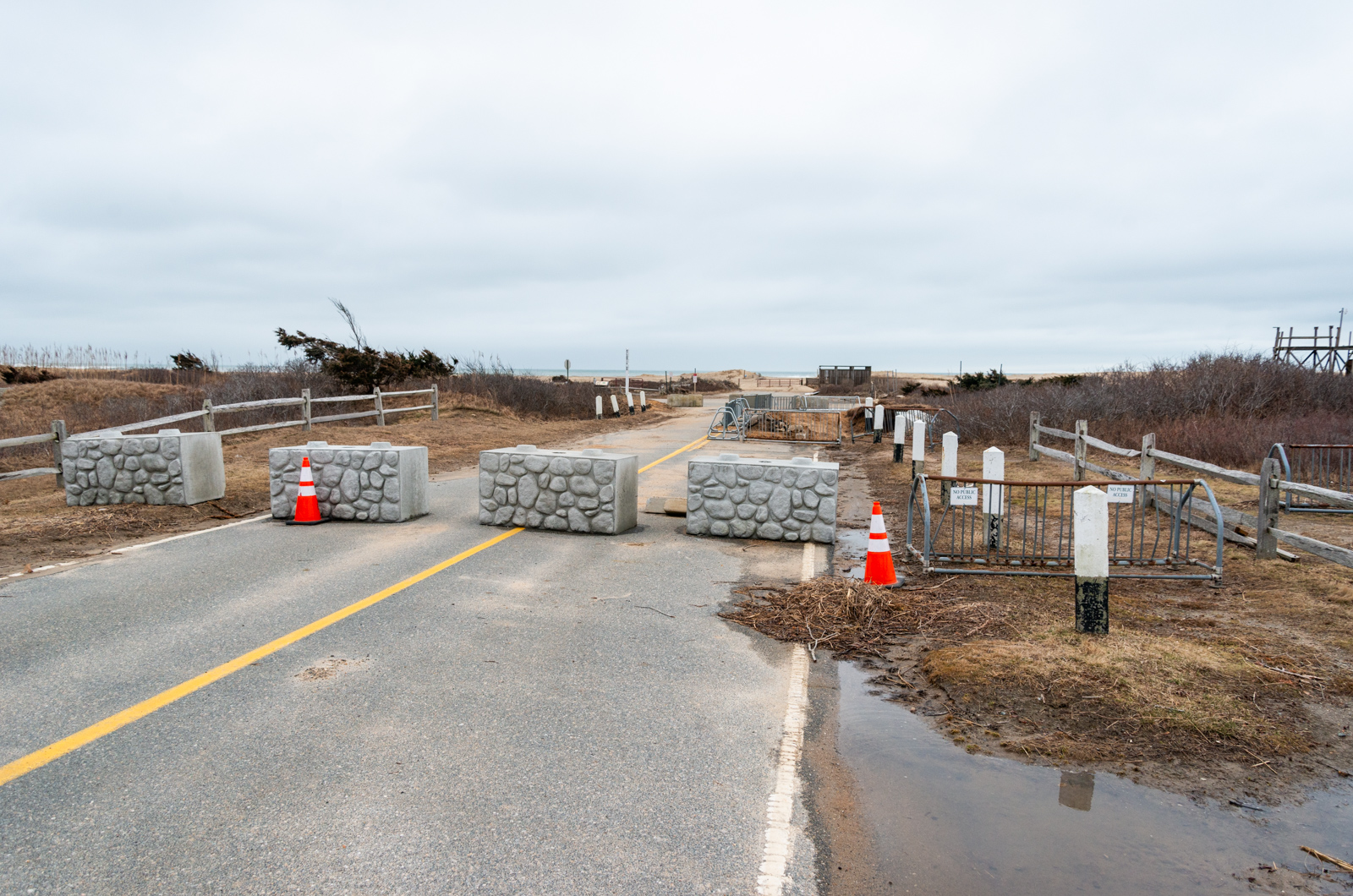 Portion of Herring Creek Road is closed as well.