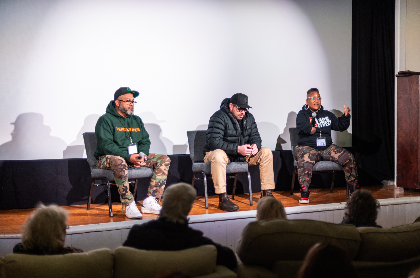 Dante johnson, Gabriel Francis Paz Goodenough, Erricka Bridgeford discuss The Body Politic.