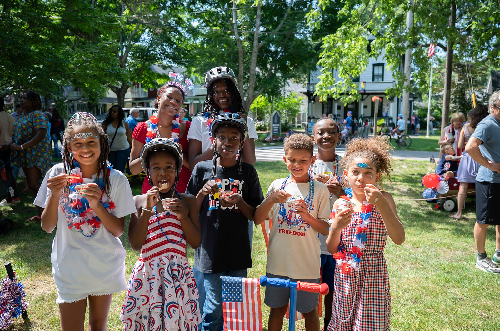 Ice Cream is the sweet reward at the end of the parade.
