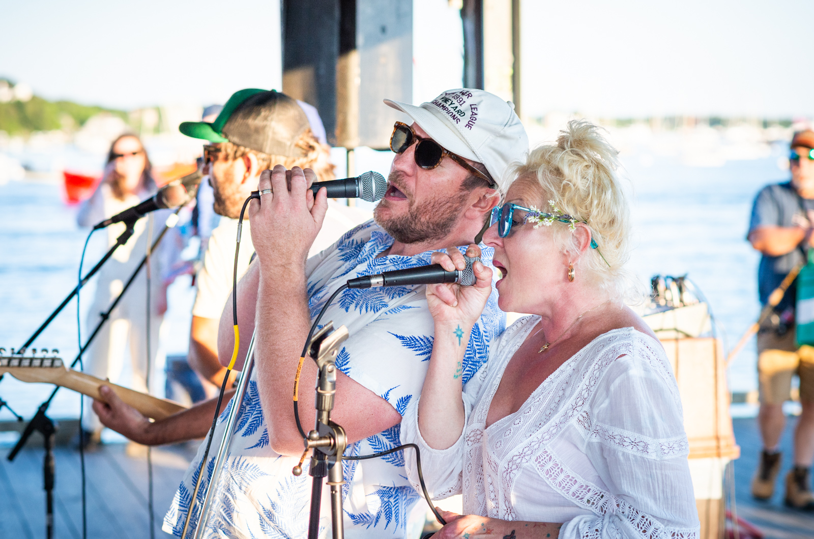 Adam Petkus and Rose Guerin belt it out.