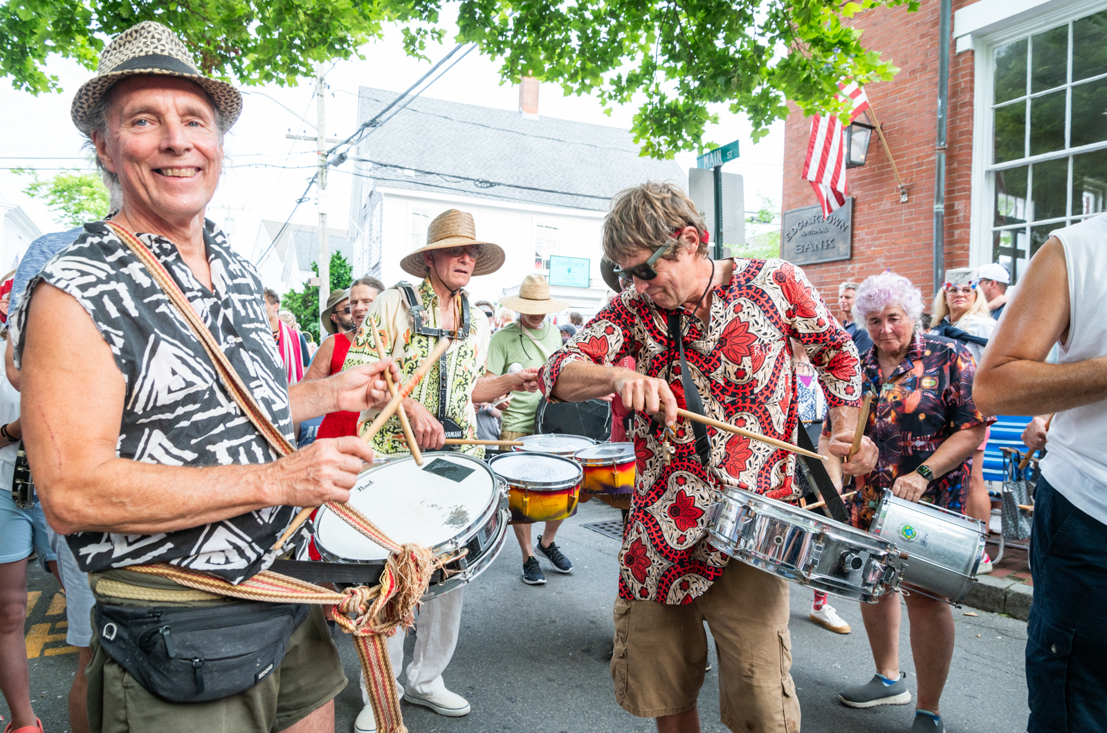 Paul Thurlow and Rick Bausman on the drums.