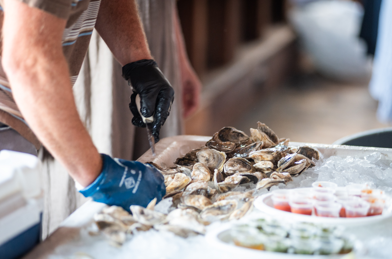 Jeremy Scheffer supplied oysters.