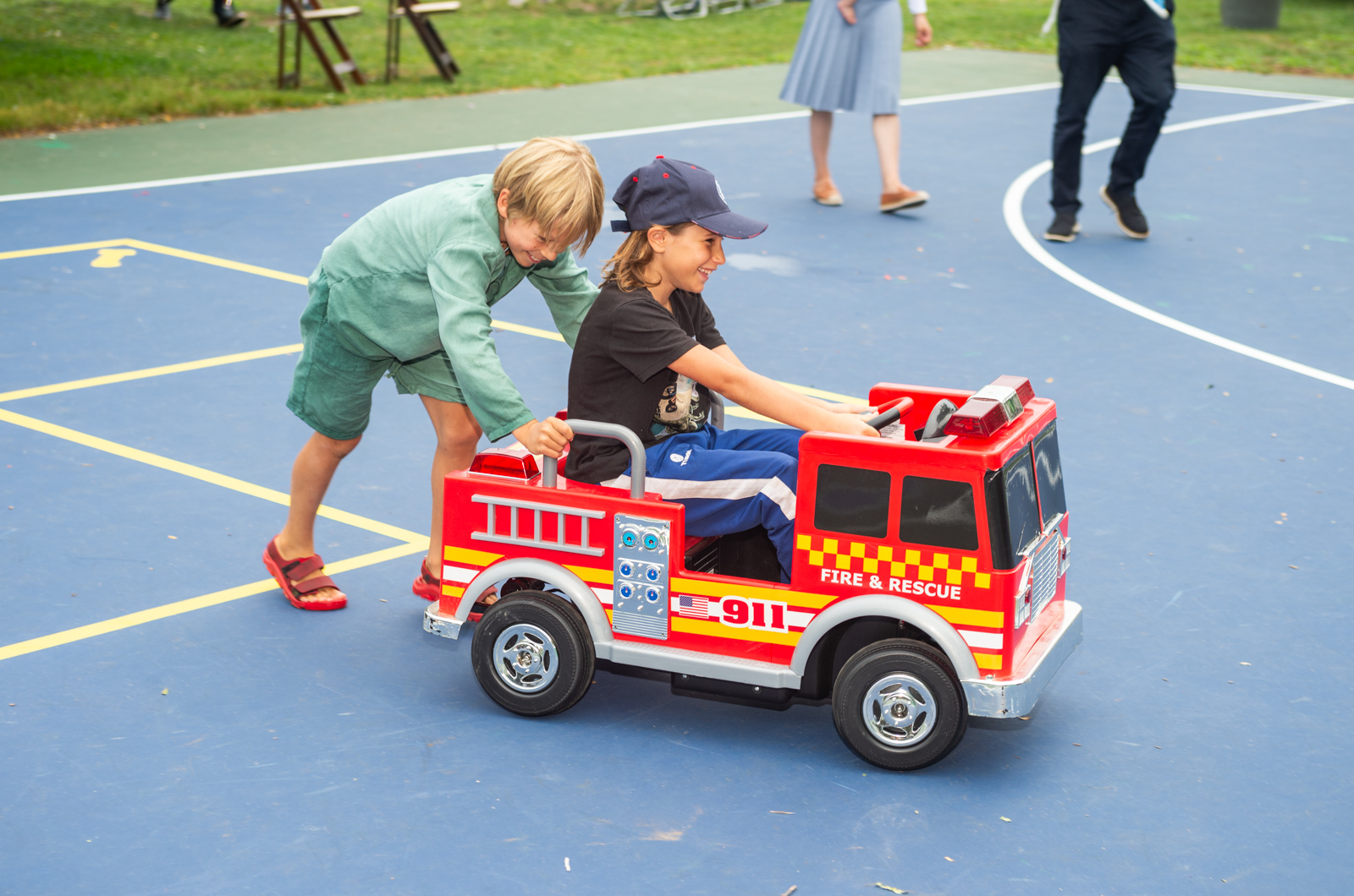 Fire Department fervor was in full swing.