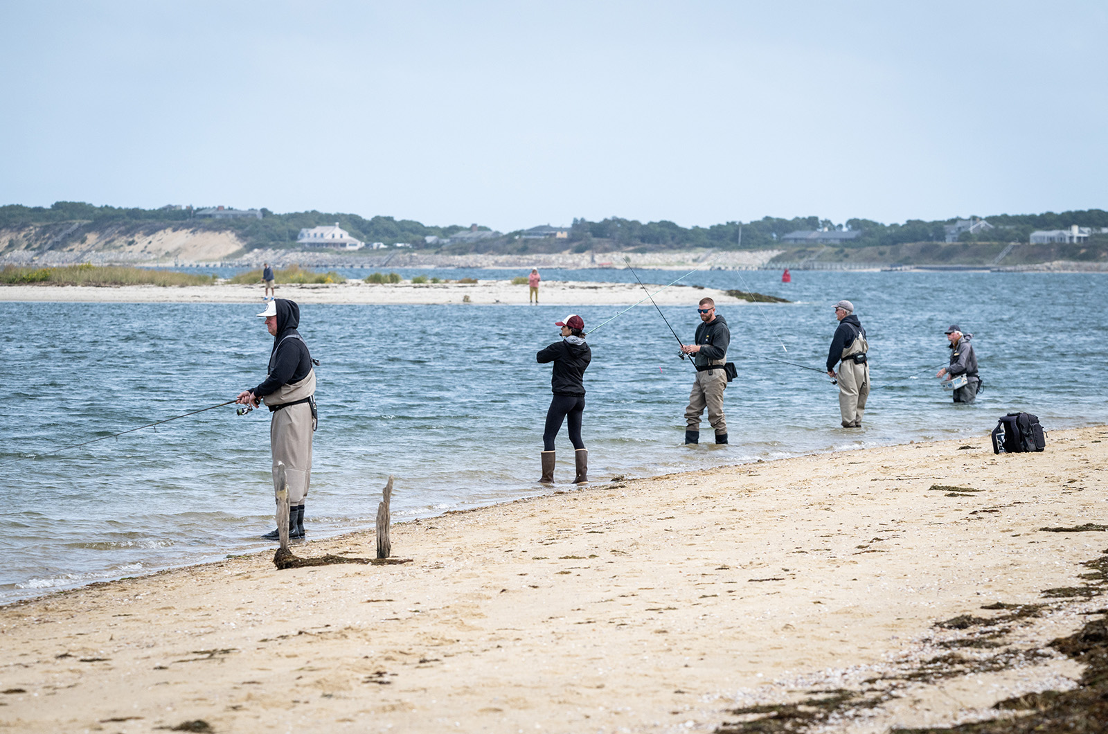 Daytime fishing from Chappy Point.