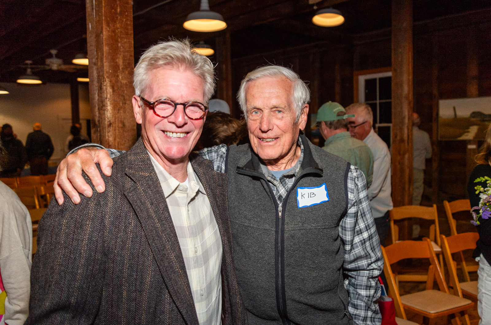 Fellow painters Allen Whiting and Kib Bramhall.
