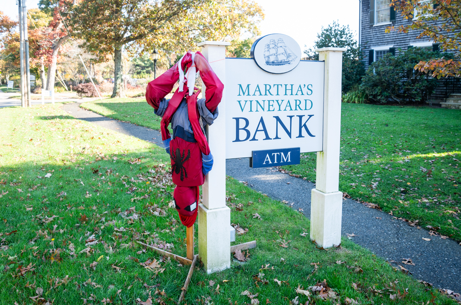 Martha's Vineyard Bank is well protected.