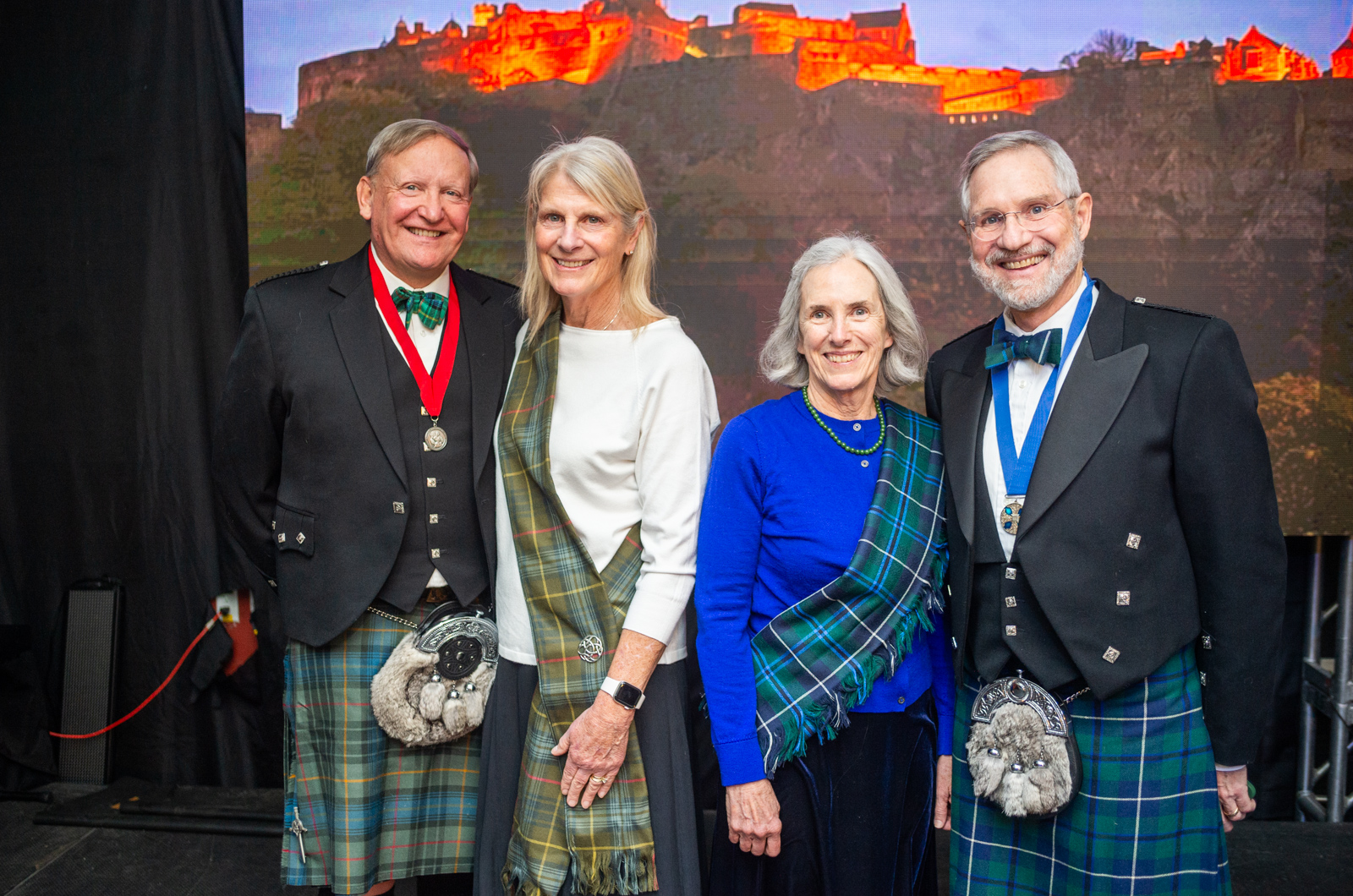 [l-r] Terry Stewart, Laurel Stewart, Kristin Harris, Ian Douglas.