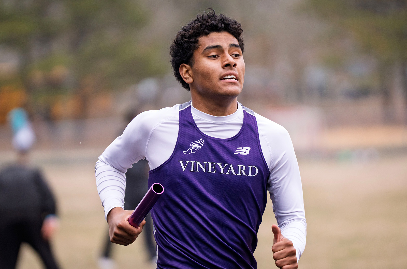 Carrying the baton forward.