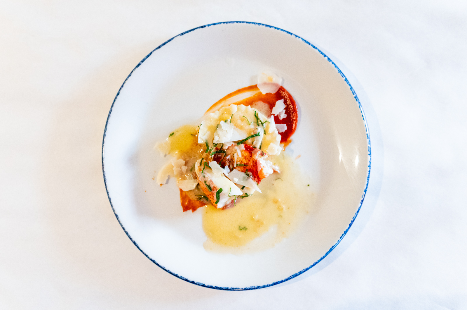Lobster mezzaluna.