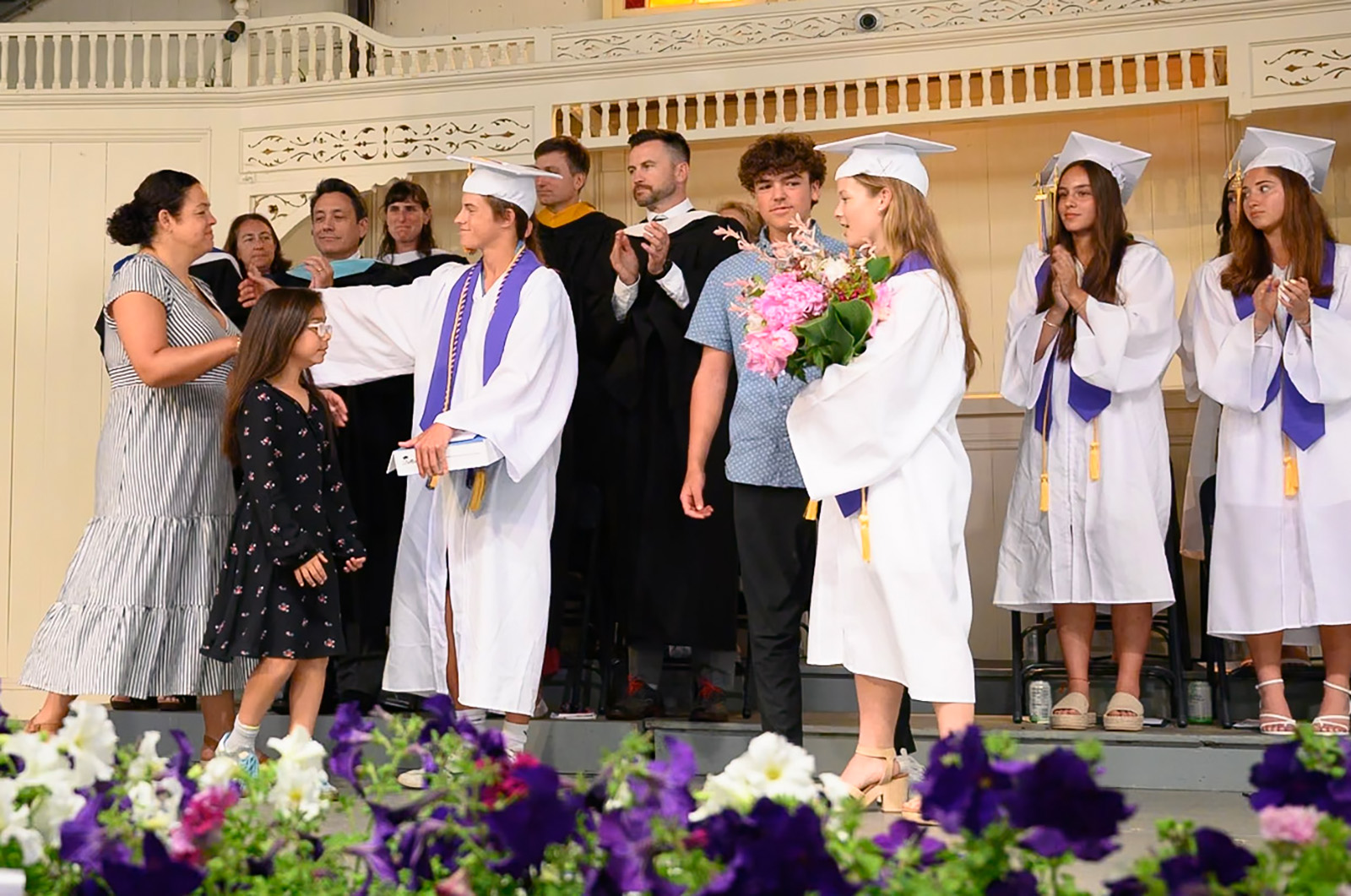 A stirring moment recognizing Waylon Sauer.