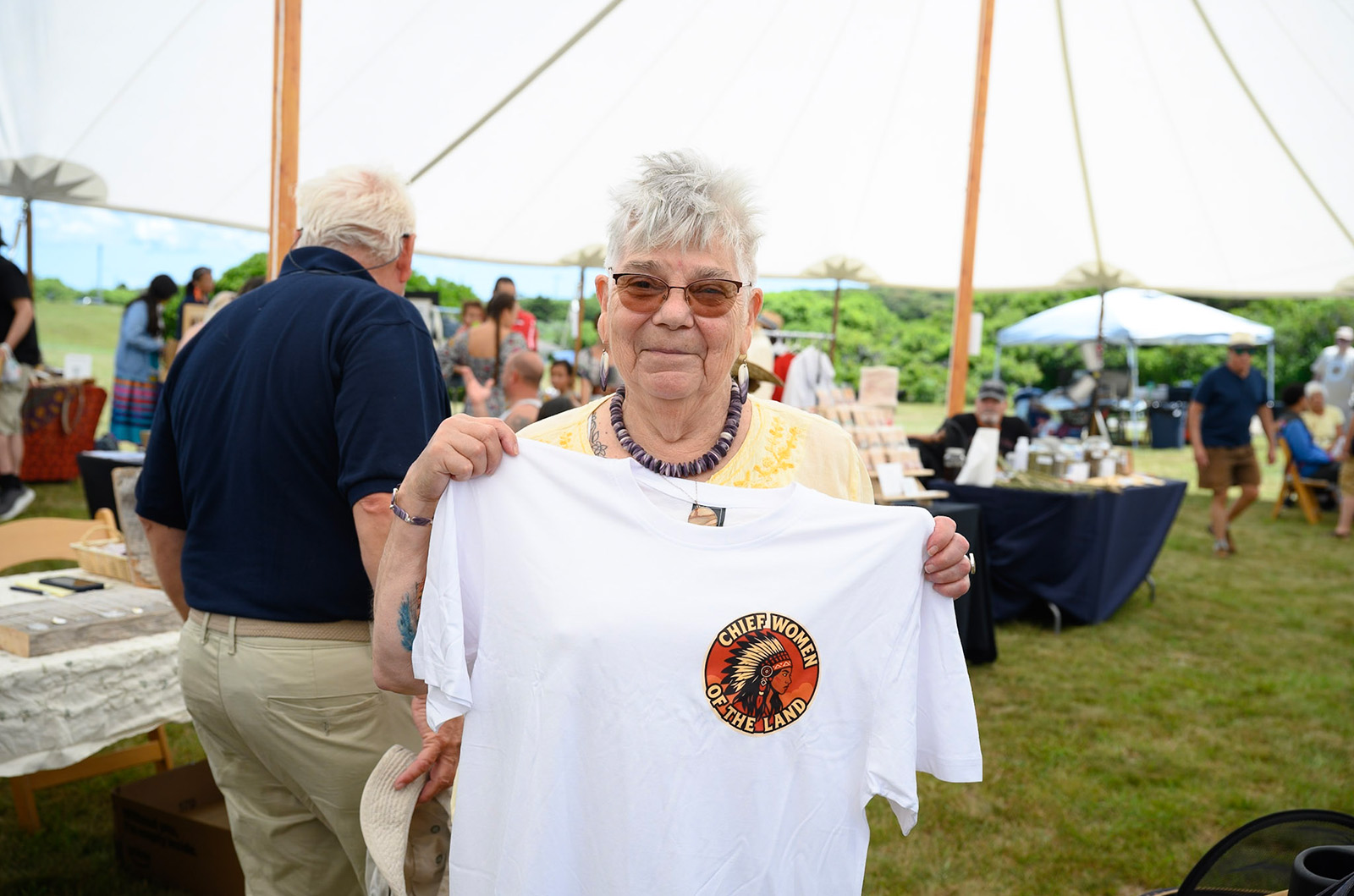Wampanoag tribal elder Kristina Hook.