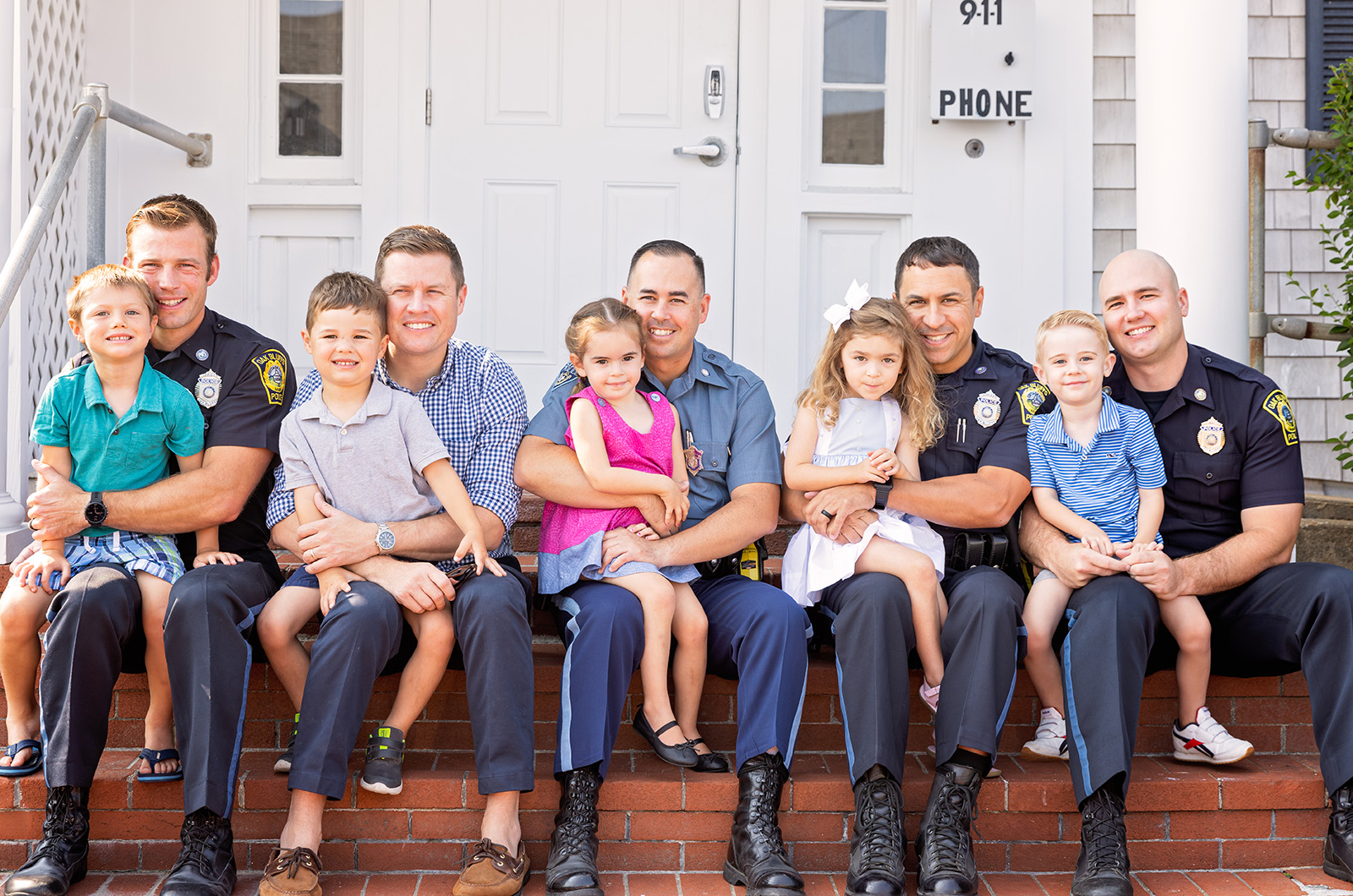 2021 - From left: Seth Harlow and Gunner, James Hagerty and William, Dustin Shaw and Lowen, Jeff LaBell and Lark, Tim Millerick and Julian.