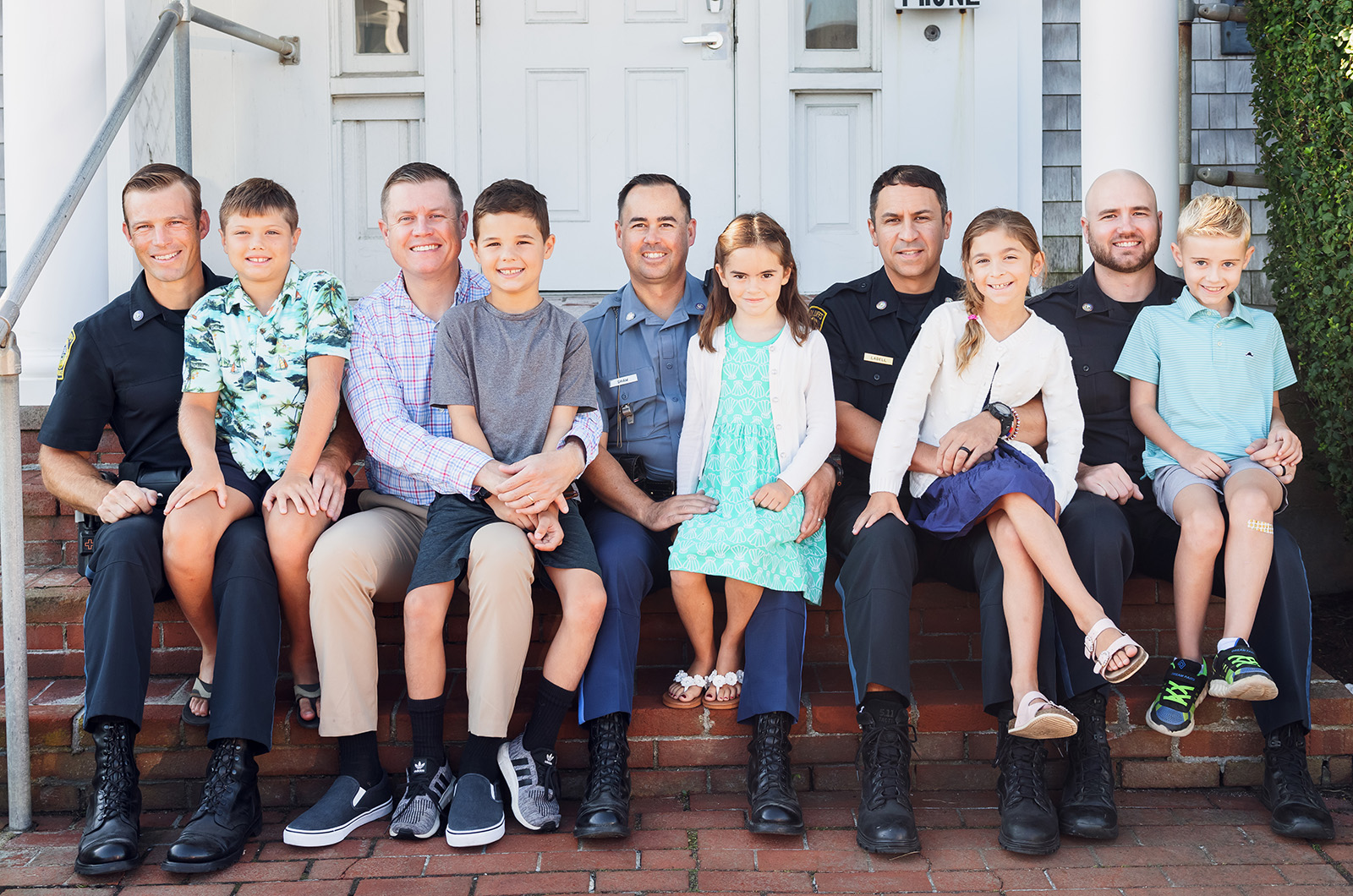 2025 - From left: Seth Harlow and Gunner, James Hagerty and William, Dustin Shaw and Lowen, Jeff LaBell and Lark, Tim Millerick and Julian.