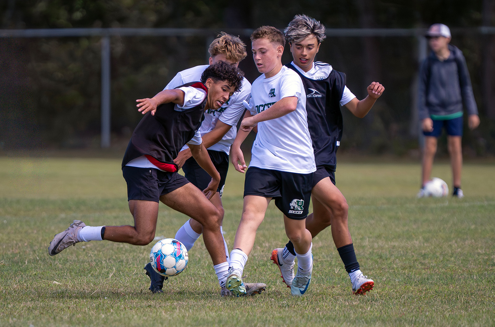 Full scrimmages help hone the skills.