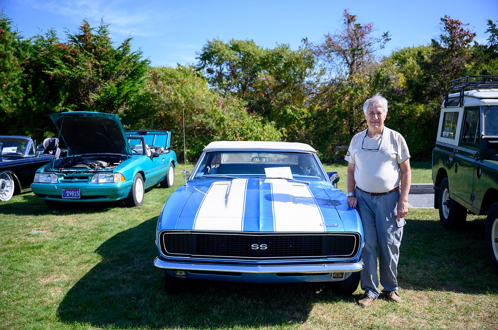 John Chapman with his Chevy Camaro.