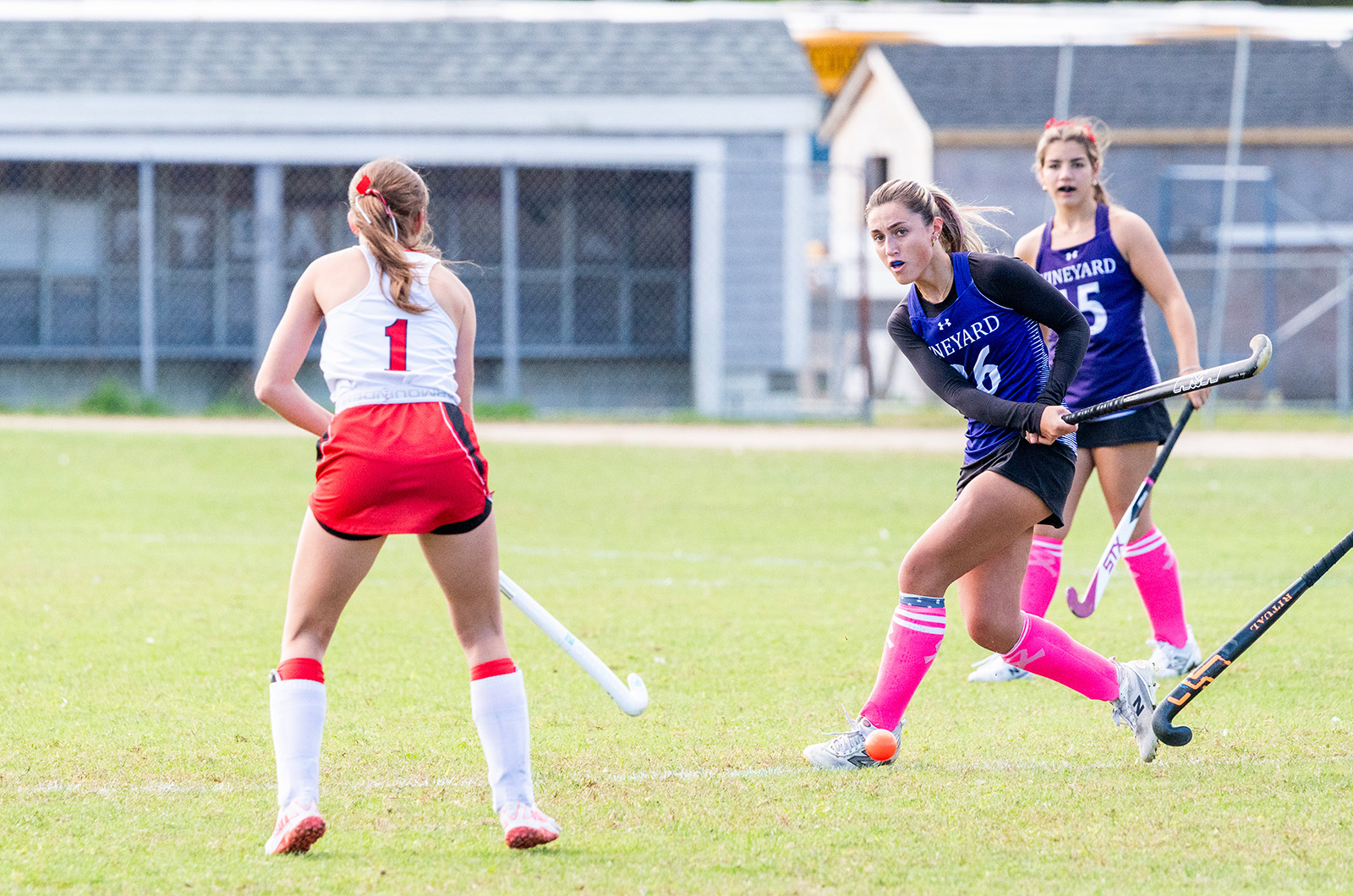 The field hockey team takes on Milford as well.