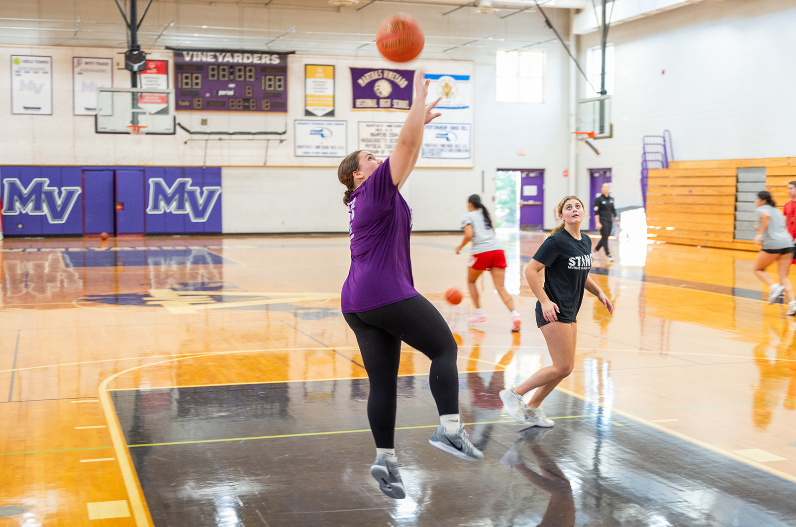 Fundamentals were highlighted in this early practice.